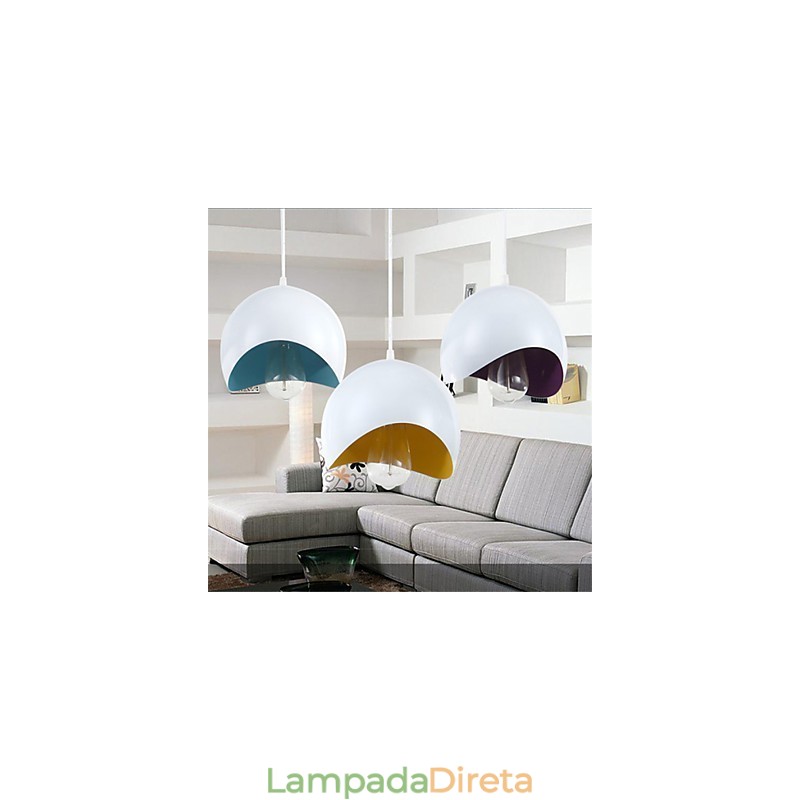 Luminária pendente moderna e contemporânea estilo mini pintura