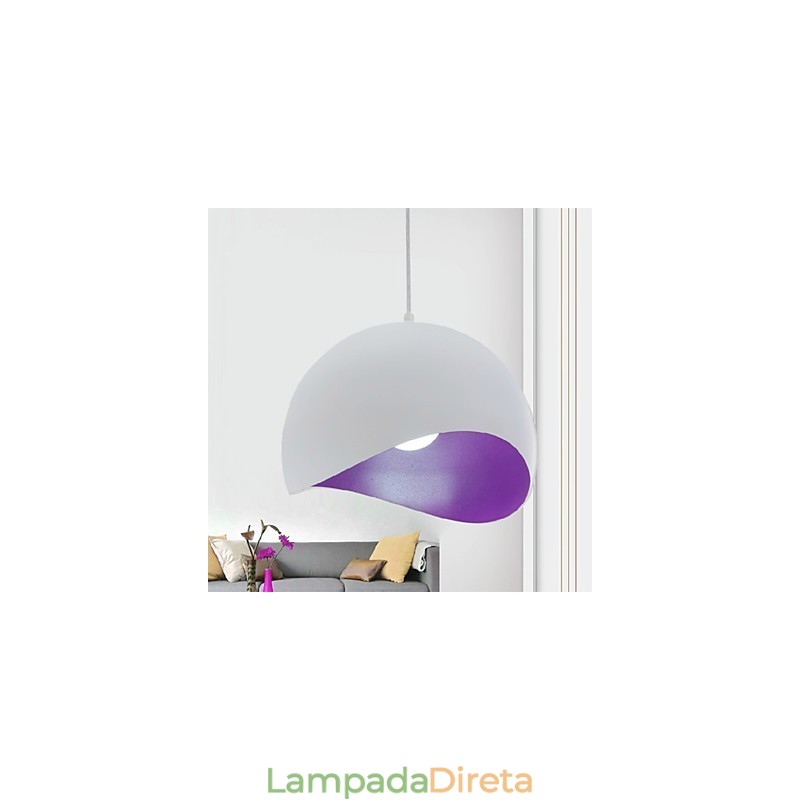 Luminária pendente moderna e contemporânea estilo mini pintura
