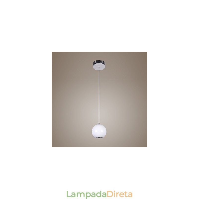 Luminária pendente moderna estilo mini globo de alta qualidade com design de café