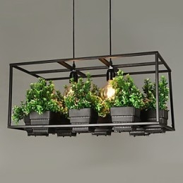 Luminária pendente de design decorativo contemporâneo moderno (não inclui plantas)