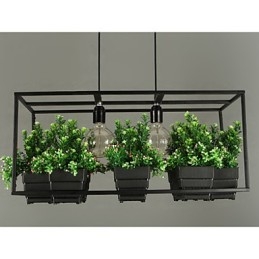 Luminária pendente de design decorativo contemporâneo moderno (não inclui plantas)