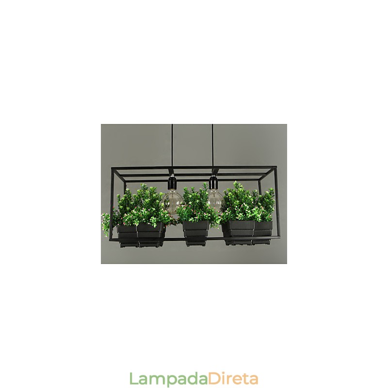 Luminária pendente de design decorativo contemporâneo moderno (não inclui plantas)