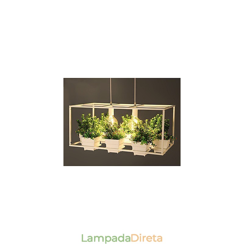Luminária pendente de design decorativo contemporâneo moderno (não inclui plantas)