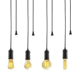 Vintage Mini Estilo Pintura Metal Pendente Luz Garagem