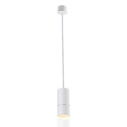 GE 05032 8W 136mm 1 Luz Mini Pendente Branco Pó com Alumínio
