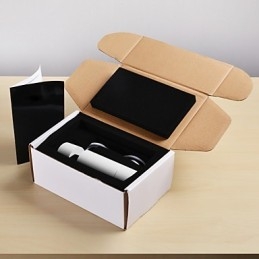 GE 05032 8W 136mm 1 Luz Mini Pendente Branco Pó com Alumínio