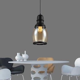 Retro Lighting Loft Luzes Pendentes De Vidro