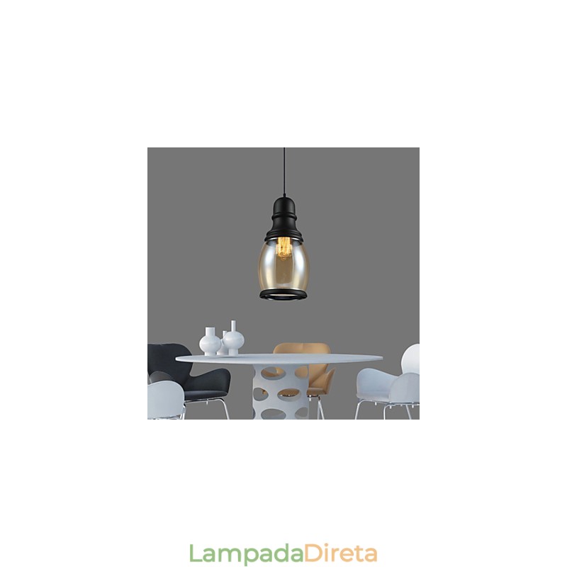 Retro Lighting Loft Luzes Pendentes De Vidro