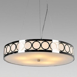 Luminária de teto de cristal com 5 luzes