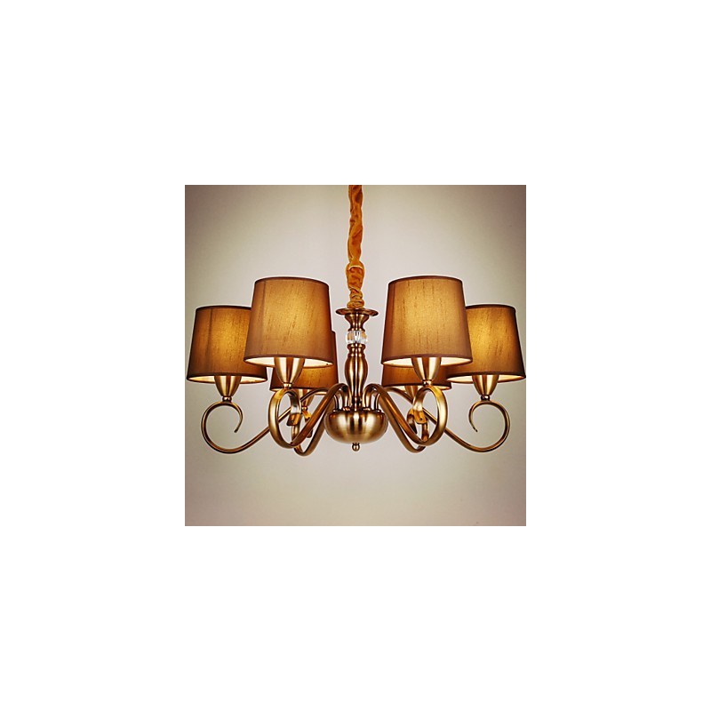 Lustre de metal galvanizado estilo vintage rústico Lodge Mini