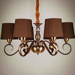 Lustre de metal galvanizado estilo vintage rústico Lodge Mini
