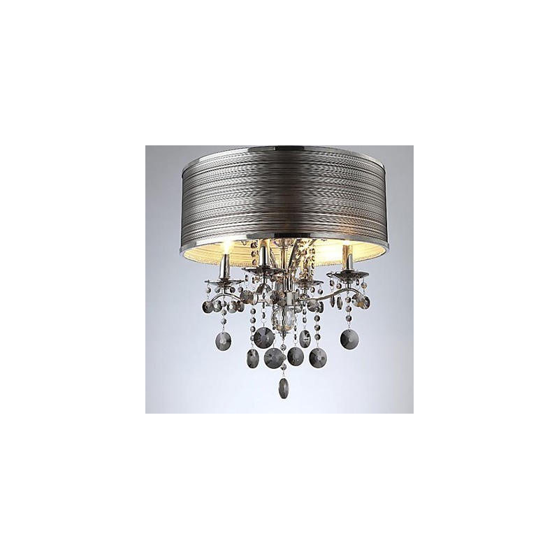 Luminária pendente de metal cristal contemporânea moderna