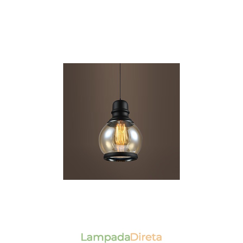Retro Lighting Loft Luzes Pendentes De Vidro