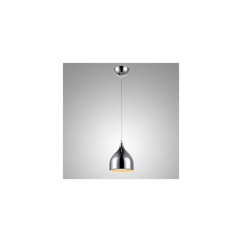 Luminária pendente de ferro galvanizado moderna