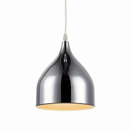 Luminária pendente de ferro galvanizado moderna