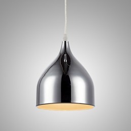 Luminária pendente de ferro galvanizado moderna