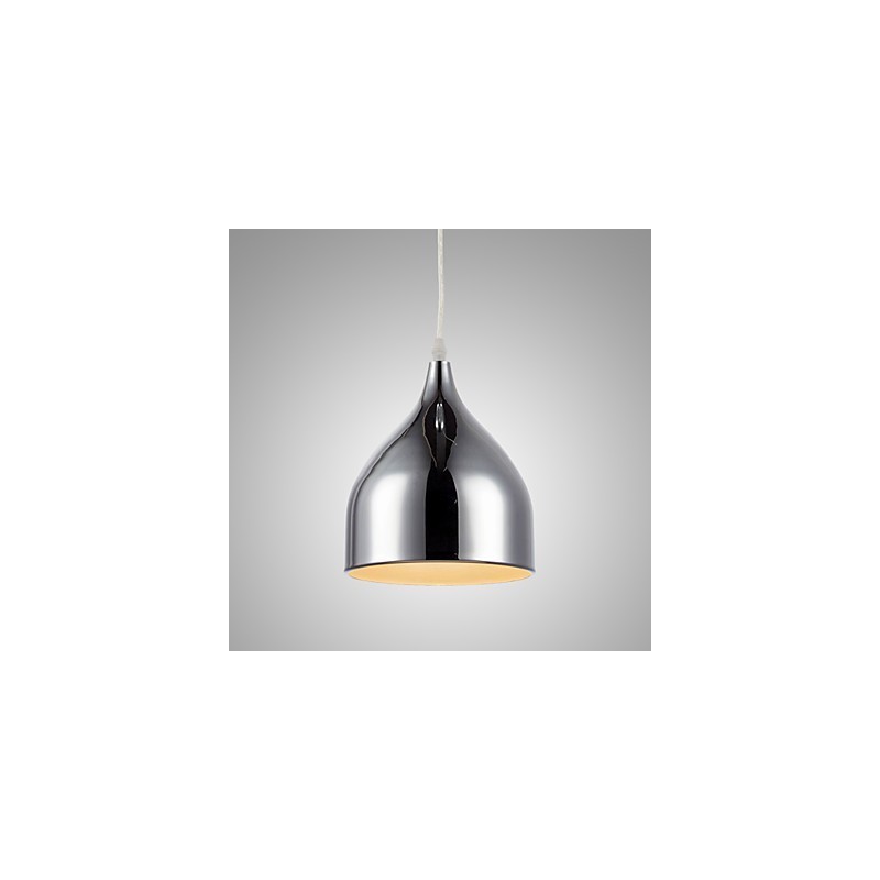Luminária pendente de ferro galvanizado moderna
