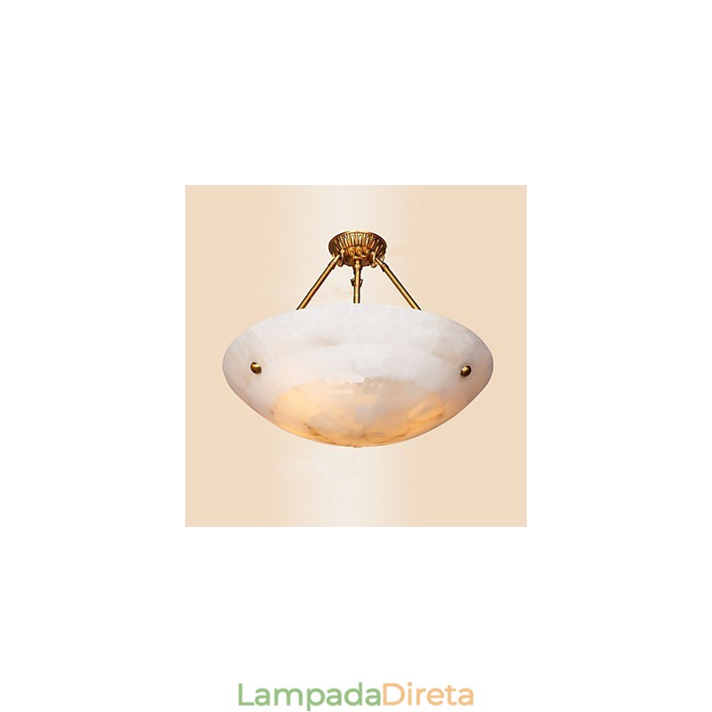 Luzes de sacada em todo o teto de cobre e meio