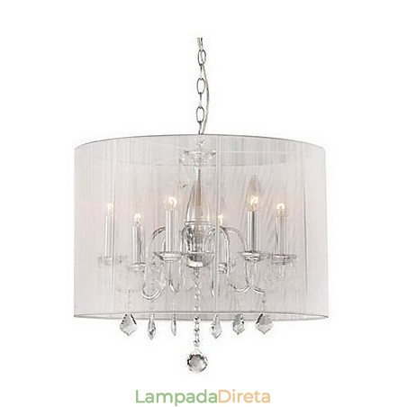 Moderno contemporâneo tambor cristal galvanizado pingente luz Moderno contemporâneo tambor cristal galvanizado pingente luz