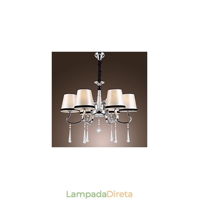 Lustre moderno contemporâneo tradicional clássico rústico chalé vintage ilha metal cromado jantar