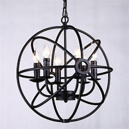 Mini Estilo Lustre Pingente Luz Moderna Contemporânea Tradicional Clássico Rústico Lodge Retro Lanterna Country Globe