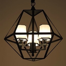 Luminárias pendentes 3 luzes Country Outdoors Metal