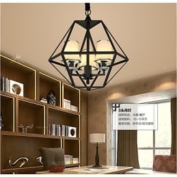 Luminárias pendentes 3 luzes Country Outdoors Metal
