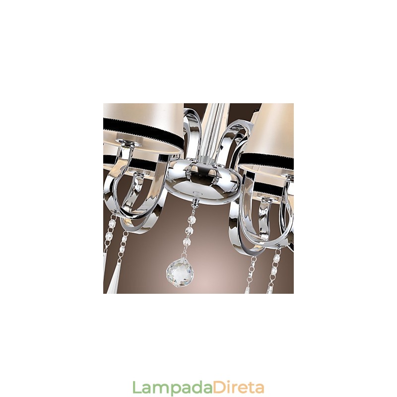 Lustre moderno contemporâneo tradicional clássico rústico chalé vintage ilha metal cromado jantar