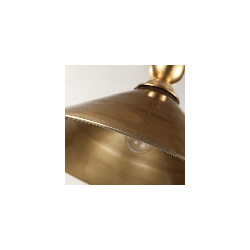 Luminária pendente de latão puro estilo mini metal clássico tradicional