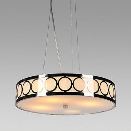 Luminária de teto de cristal com 4 luzes