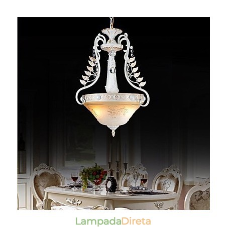 Pendente Branco Duas Luzes Padrão Vidro Abajur Mão Dourado Europeu Retro Clássico Pendente Branco Duas Luzes Padrão Vidro Abajur Mão Dourado Europeu Retro Clássico