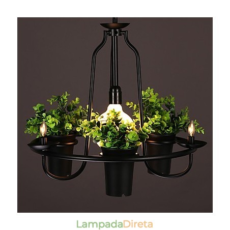 Luminária pendente de design decorativo contemporâneo moderno (não inclui plantas) Luminária pendente de design decorativo contemporâneo moderno (não inclui plantas)