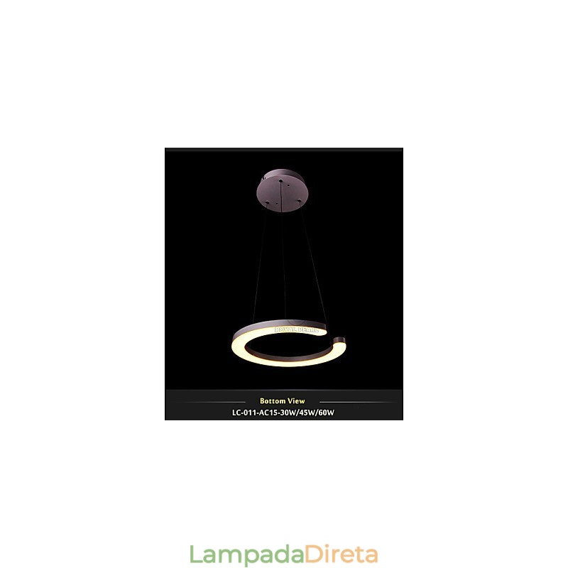 Luminária pendente moderna Iluminação noturna
