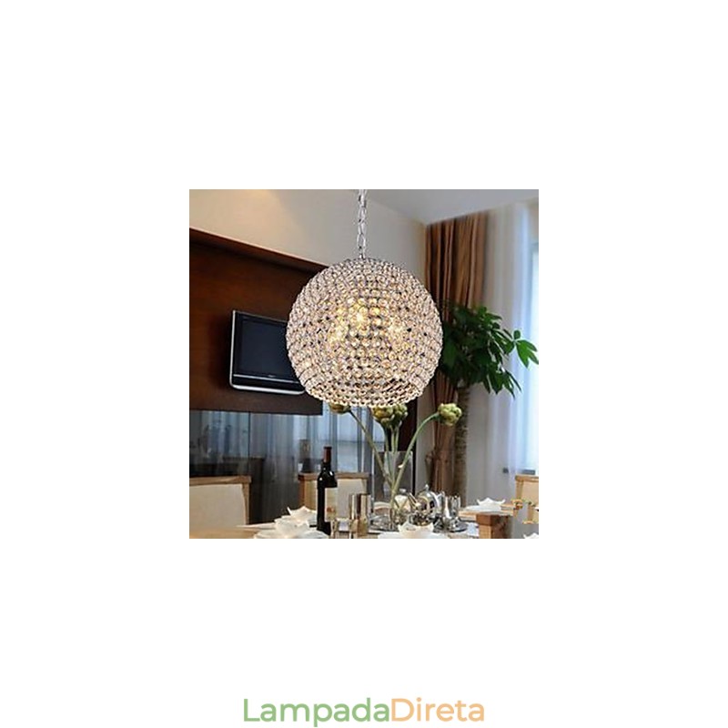 Contratado e contemporâneo Creative Arts K9 Crystal Meals Chandelier