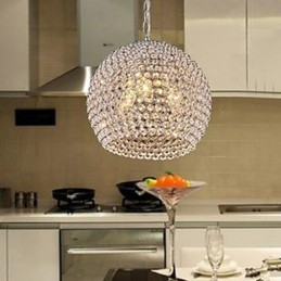 Contratado e contemporâneo Creative Arts K9 Crystal Meals Chandelier