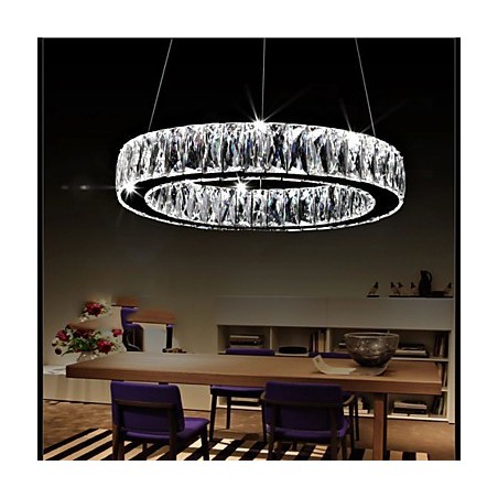 Lustre de cristal Luzes Iluminação Moderna Anéis Únicos K9 Grande Cristal Luminárias de Teto Interno Lustre de cristal Luzes Iluminação Moderna Anéis Únicos K9 Grande Cristal Luminárias de Teto Interno