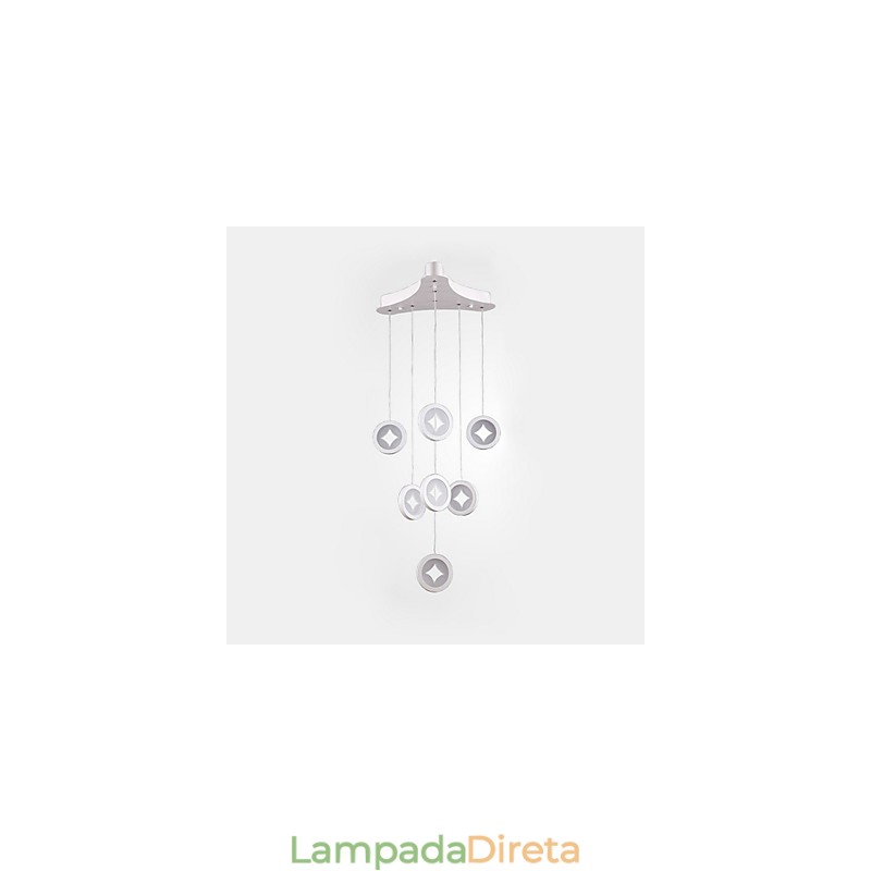 Luminária pendente de 63 W Iluminação decorativa moderna para casa