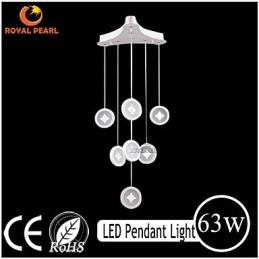 Luminária pendente de 63 W Iluminação decorativa moderna para casa