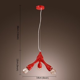 Luminária de teto com 3 luzes