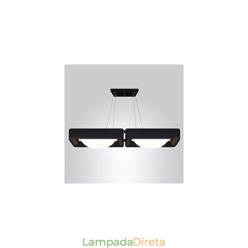 Luminárias pendentes 2 luzes modernas simples artísticas