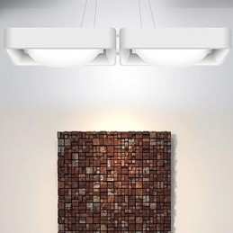 Luminárias pendentes 2 luzes modernas simples artísticas