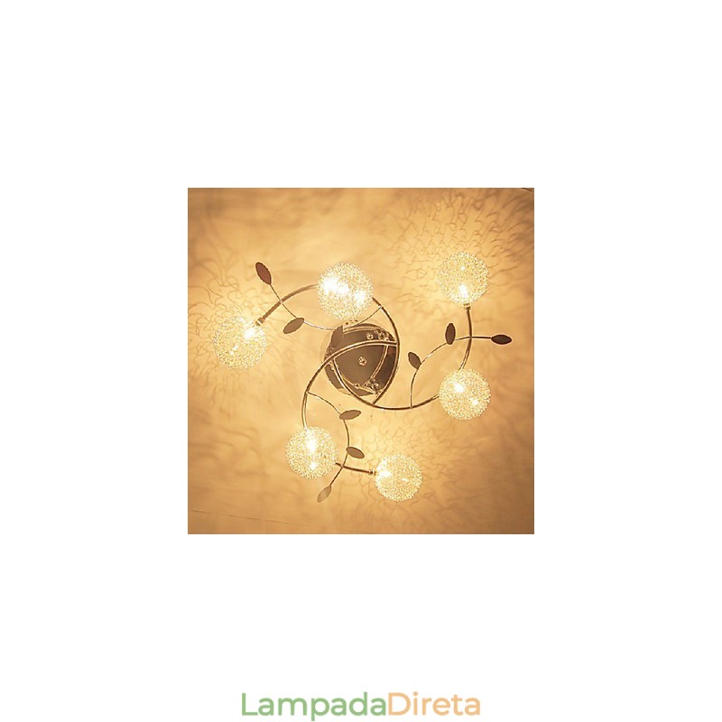 Moderno Contemporâneo Cristal Galvanizado Montagem Embutida