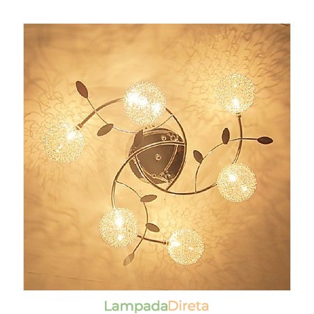 Moderno Contemporâneo Cristal Galvanizado Montagem Embutida Moderno Contemporâneo Cristal Galvanizado Montagem Embutida