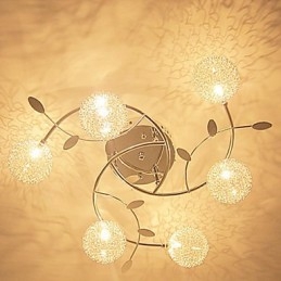 Moderno Contemporâneo Cristal Galvanizado Montagem Embutida