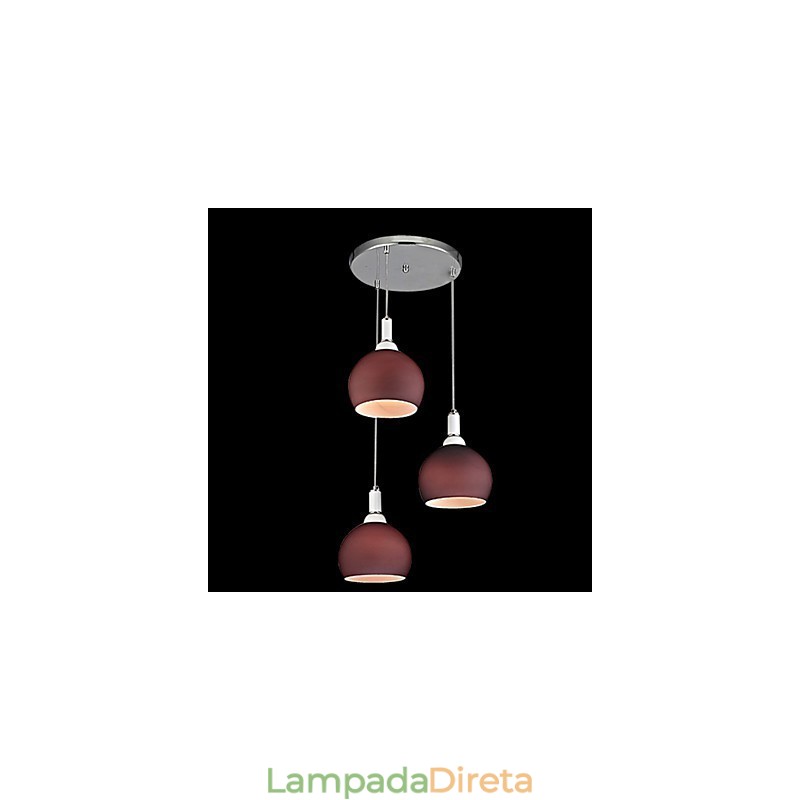 Luminária pendente galvanizada estilo mini contemporâneo moderno