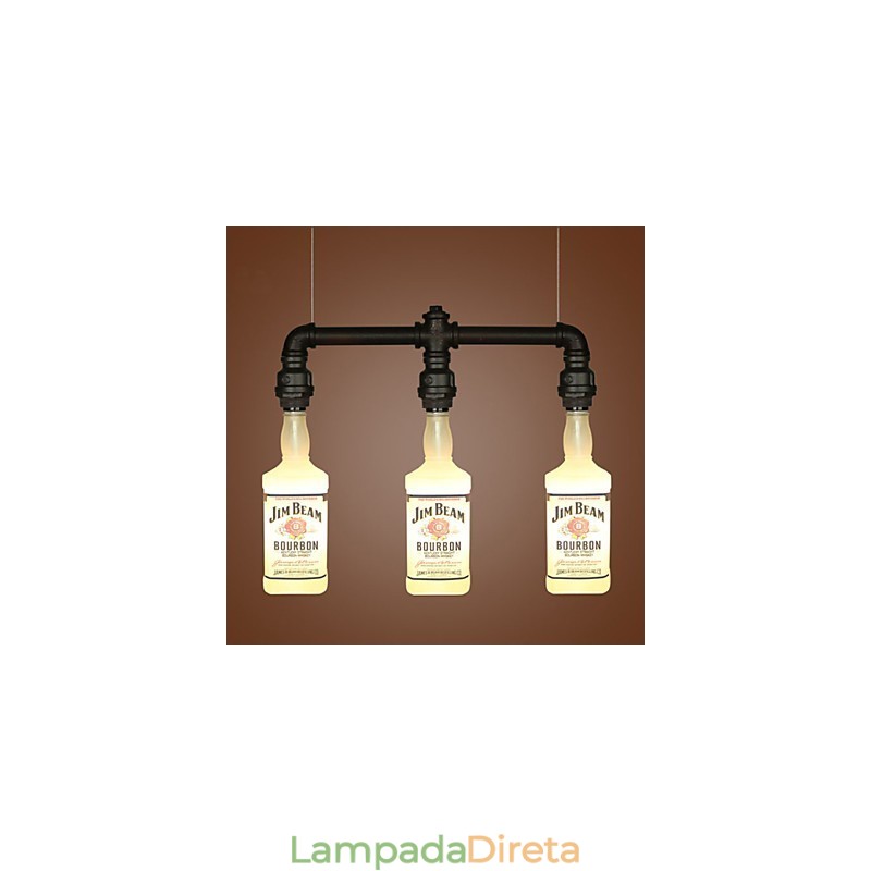 Garrafa de vidro de shopping Garrafa Droplight