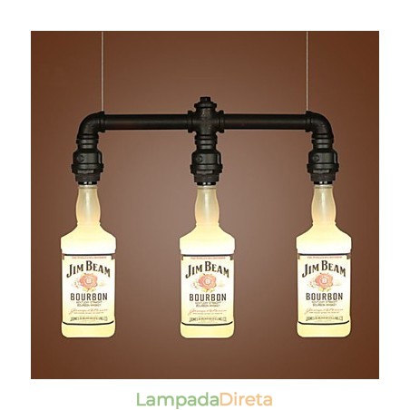 Garrafa de vidro de shopping Garrafa Droplight Garrafa de vidro de shopping Garrafa Droplight