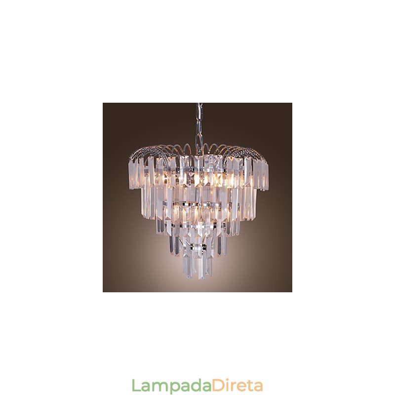 Lustre de Cristal Luxuriante