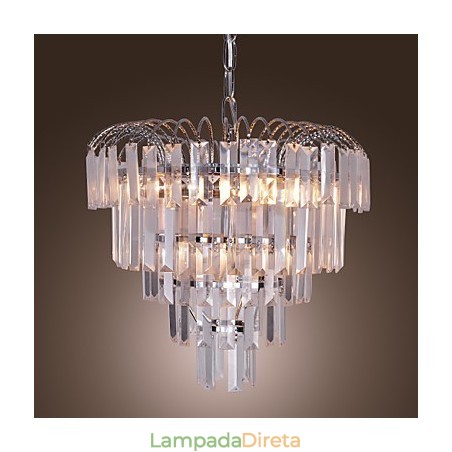 Lustre de Cristal Luxuriante Lustre de Cristal Luxuriante