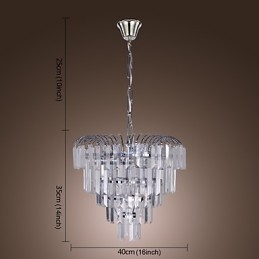 Lustre de Cristal Luxuriante